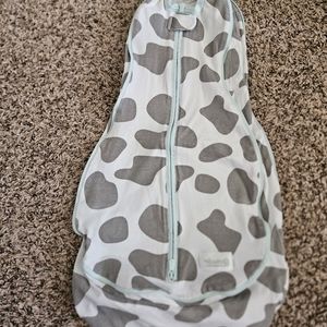 Woombie Grow with Me Swaddle Cow Print